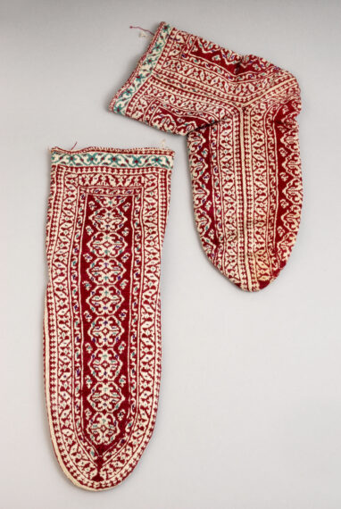 Paire de chaussons sacerdotaux
