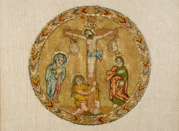 Fragment de tissu liturgique